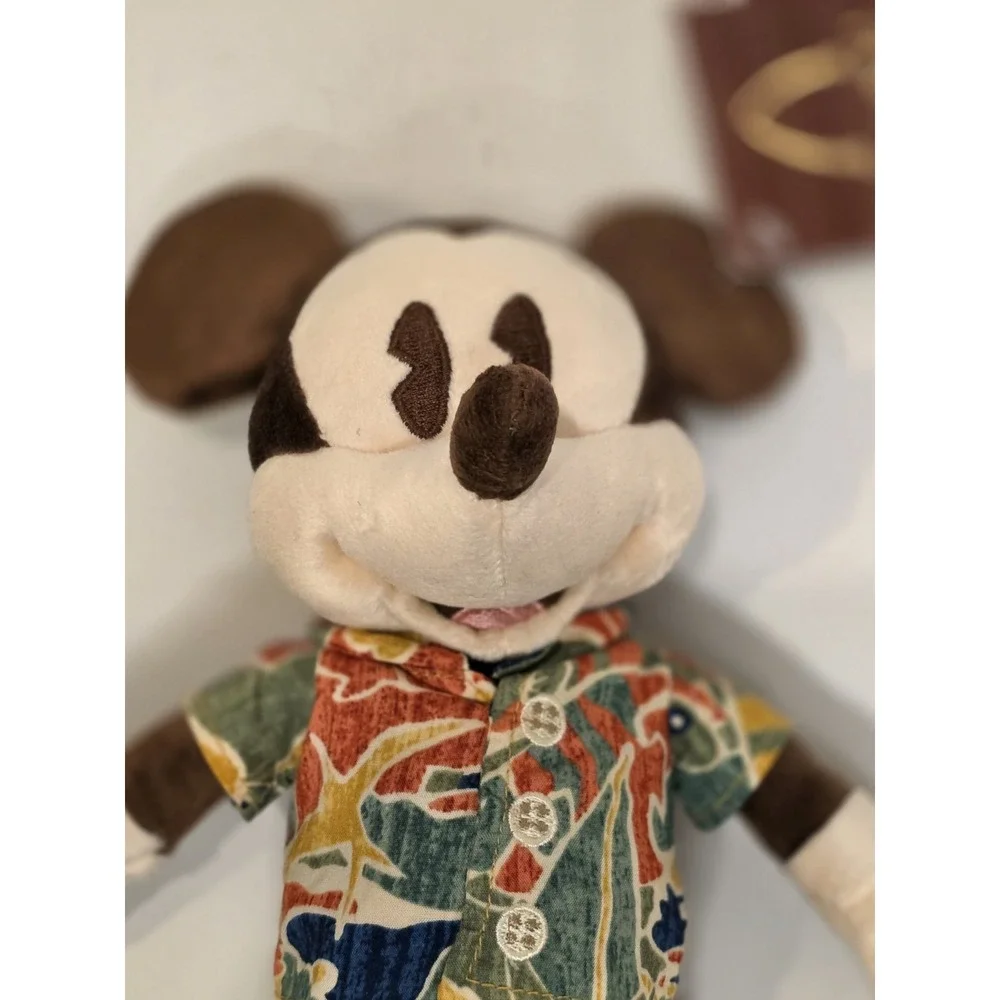 Disney Plush Mickey Mouse Aulani Resort Spa - Brown - Limited Edition 11